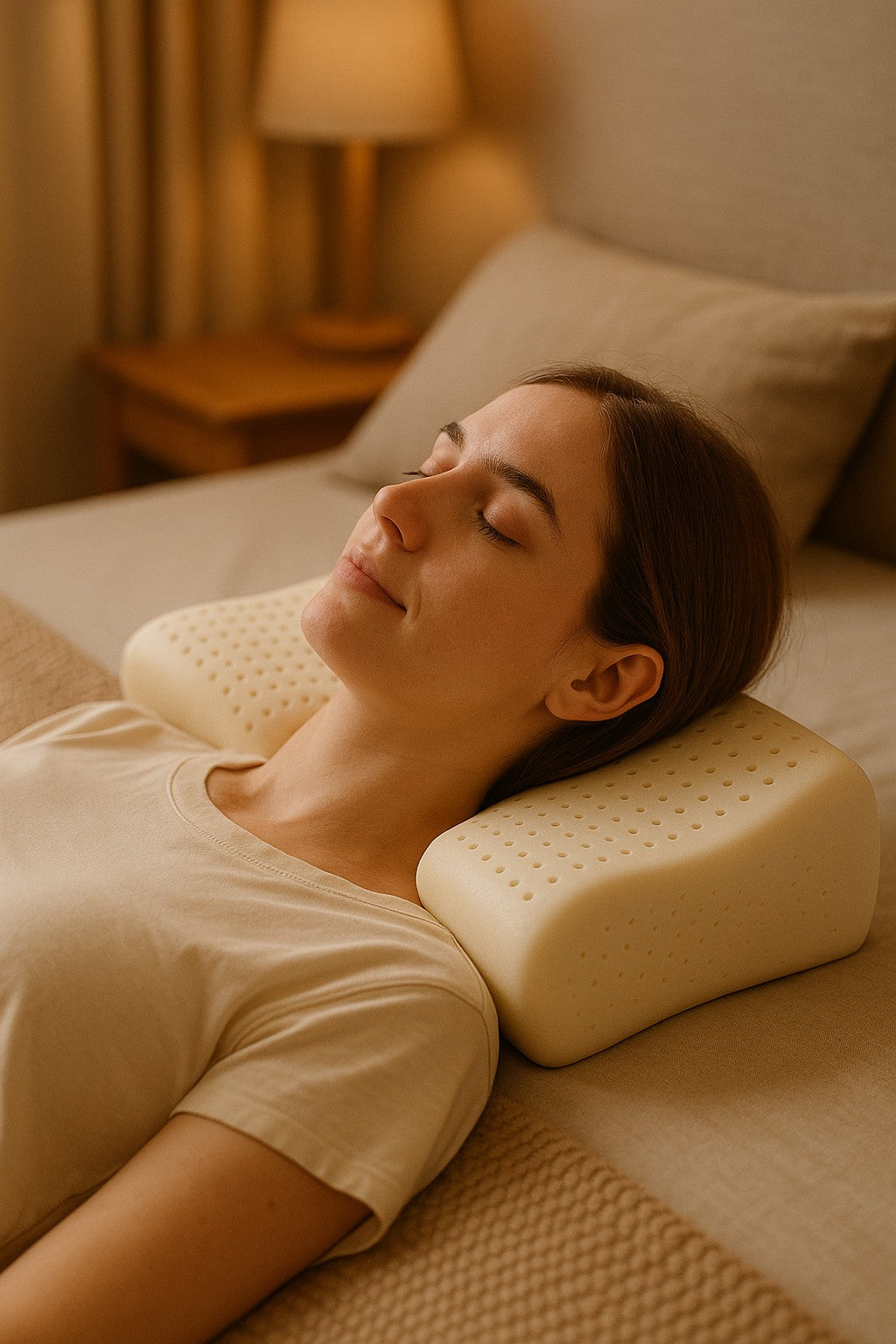 🌙 Oreiller en Latex Naturel 100% — L’Équilibre Parfait entre Confort Luxueux & Soutien Sur-Mesure 🛏️✨