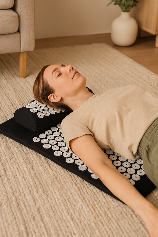 🌟 Tapis de Massage Acupression – Le Secret des Pros Pour Un Corps Détendu et Une Énergie Explosive ! 🌿💥